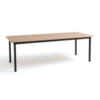 Стол С меламиновым покрытием из дуба на 8 персон Ryta 8 персоны каштановый LA REDOUTE INTERIEURS  фото, kupilegko.ru